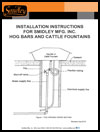 Hog Bar and Cattle Fountain Installation Instructions